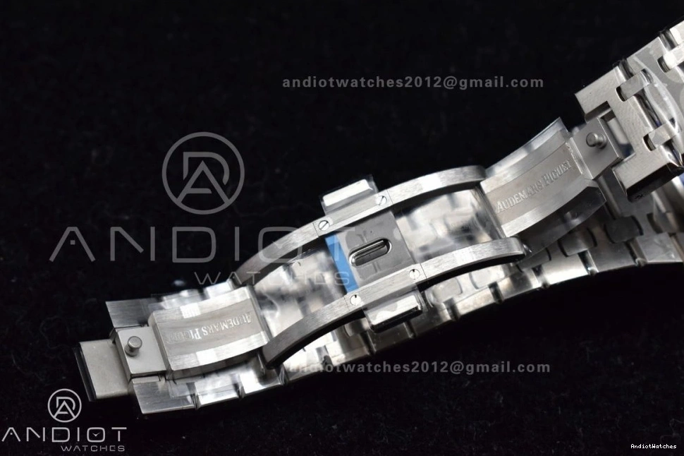 Super Textured Edition on 15500 Dial 445 Clone Bracelet APSF 41mm A4302 Blue Best Lightweight 1:1 Oak Royal SS SS 0107